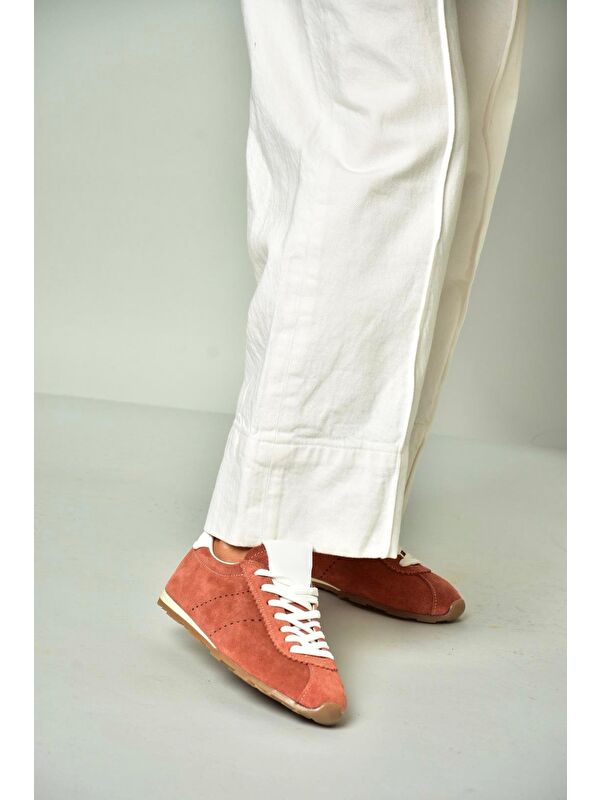 U3123116 Kiremit Kadın Sneakers - Görsel 3