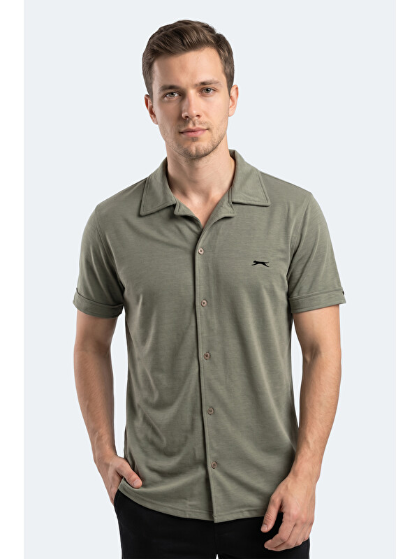 SLAZENGER KATELIN Erkek Haki Gömlek