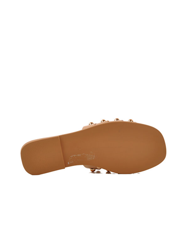 Nude İnce Taban Kadın Terlik 343118 Z - Görsel 6