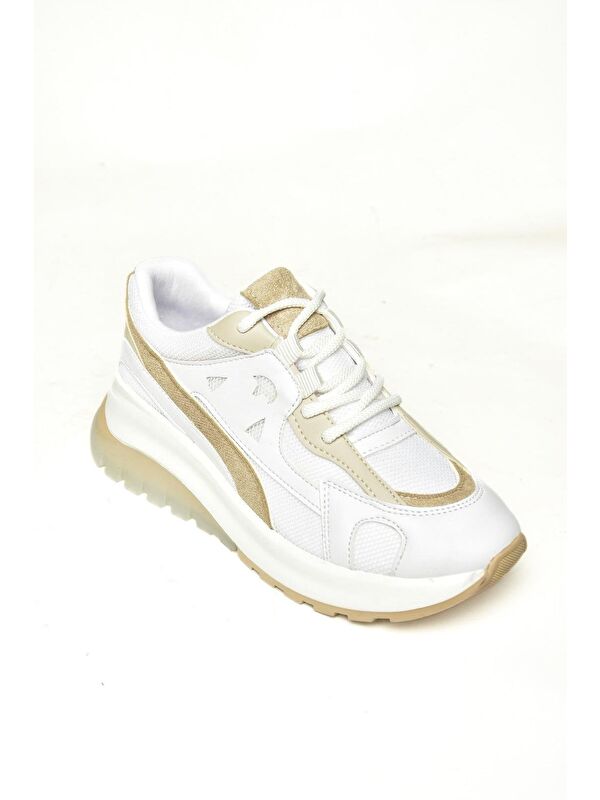 U9732138 Beyaz Kadın Sneakers - Görsel 2