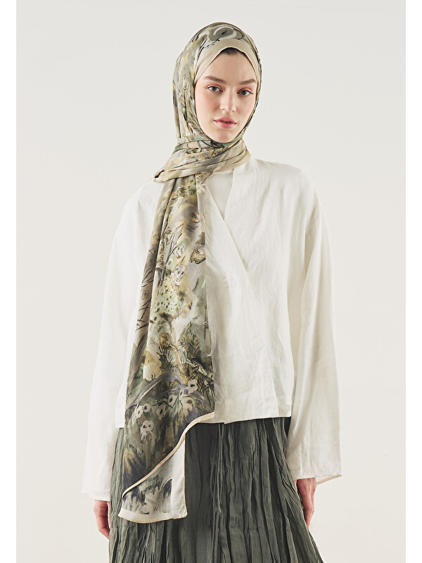 Fresh Scarfs Soft Dream Desen Soft Viskon Şal Taş