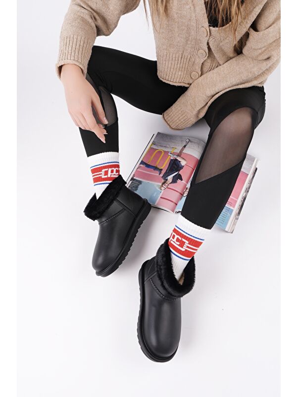 FROSTY Kadın Kürklü Yağmur Ve Kar Botu - Görsel 3