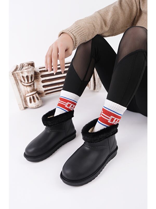 FROSTY Kadın Kürklü Yağmur Ve Kar Botu - Görsel 4