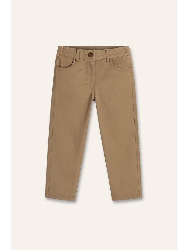 ZEYLAND Erkek Çocuk Gabardin Pantolon - Camel