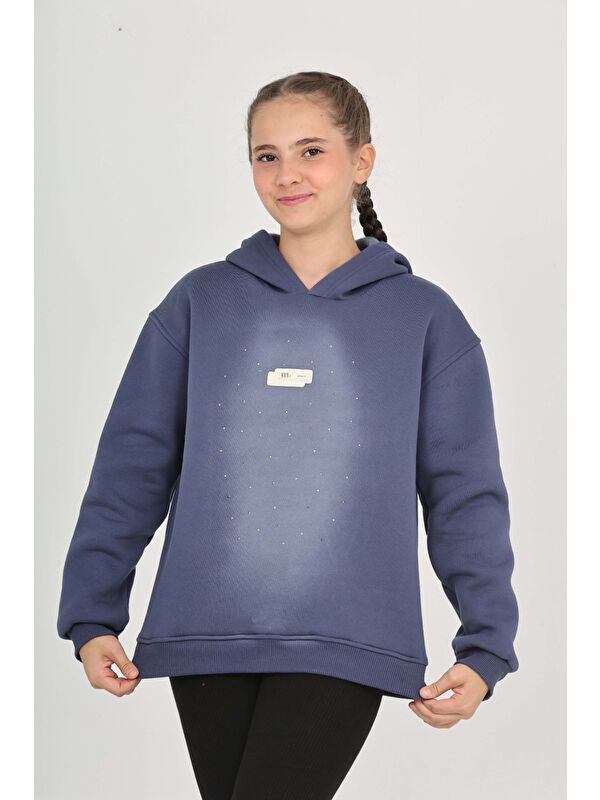 Toontoykids Kız Çocuk Taş Dizaynlı Sweatshırt