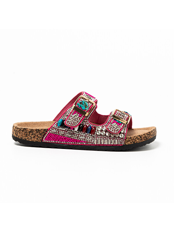 Guja Kız Çocuk Terlik 25Y106-6 FS Fuşya 31-36