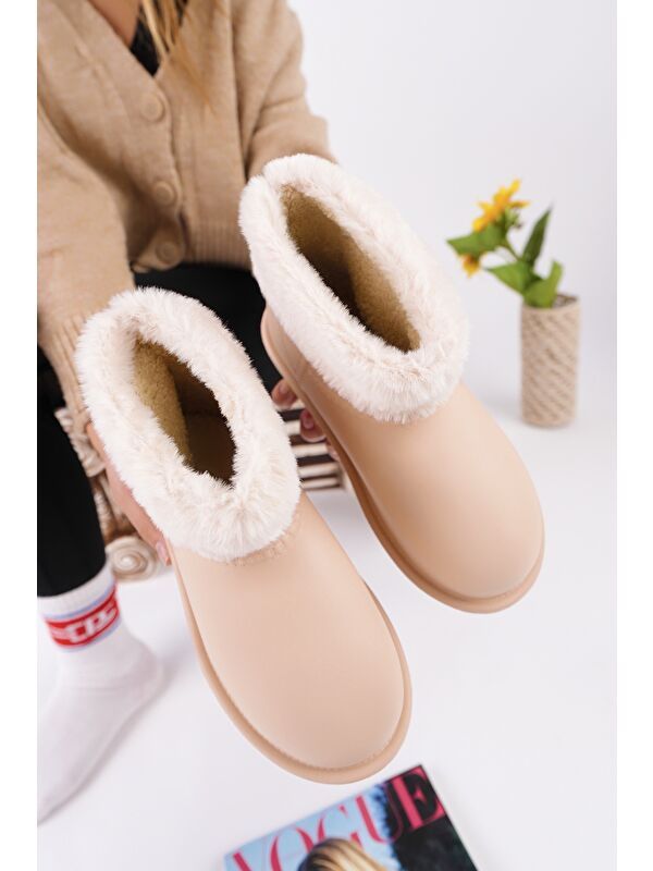 FROSTY Kadın Kürklü Yağmur Ve Kar Botu - Görsel 3