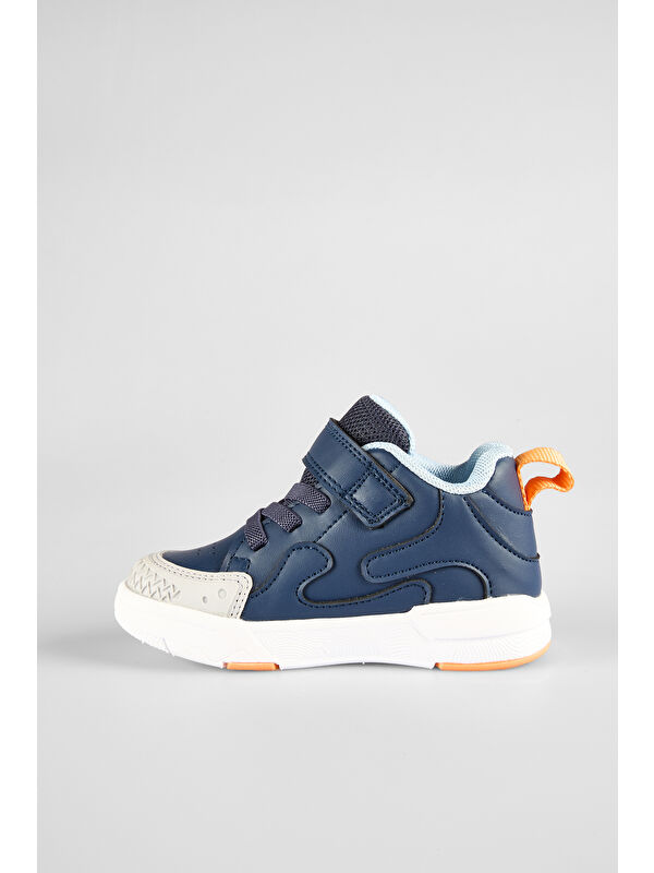 Nita Hafif Erkek Bebek Lacivert Sneaker - Görsel 3