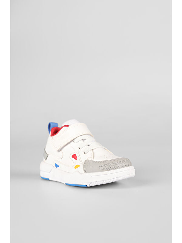 Nita Hafif Kız Bebek Beyaz Sneaker - Görsel 4