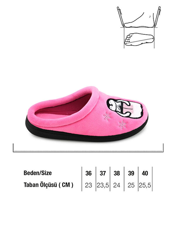 Kadın Kışlık Rahat Taban Ev Gondol Terlik - Görsel 6