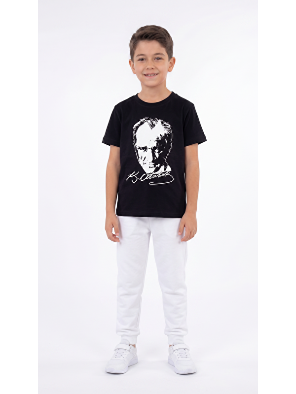 Mışıl Kids Atatürk Baskılı Erkek Çocuk Tişört T-Shirt