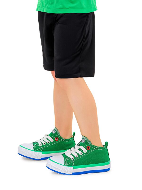 Tinna Bağcıklı Erkek Bebek Keten Spor Ayakkabı - Görsel 3