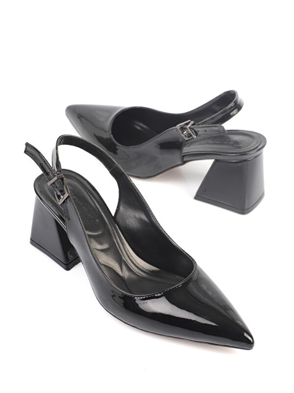 Yumuşak Pedli Taban Kadın Topuklu ayakkabı - Görsel 2