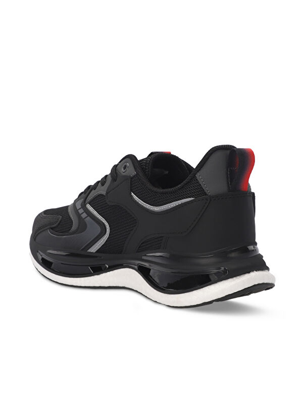 ZOWIE Erkek Sneaker Ayakkabı Siyah / Kırmızı - Görsel 4