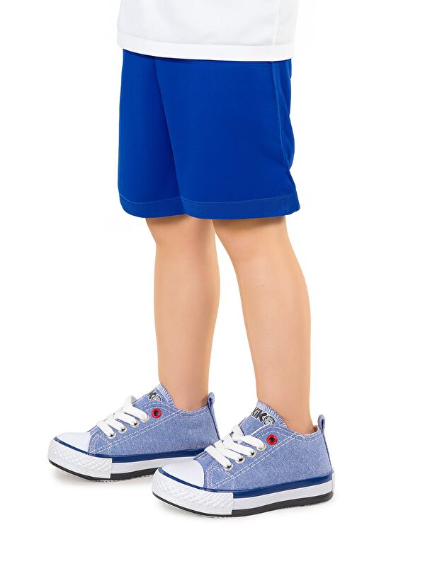 Tinna Bağcıklı Erkek Bebek Keten Spor Ayakkabı - Görsel 3