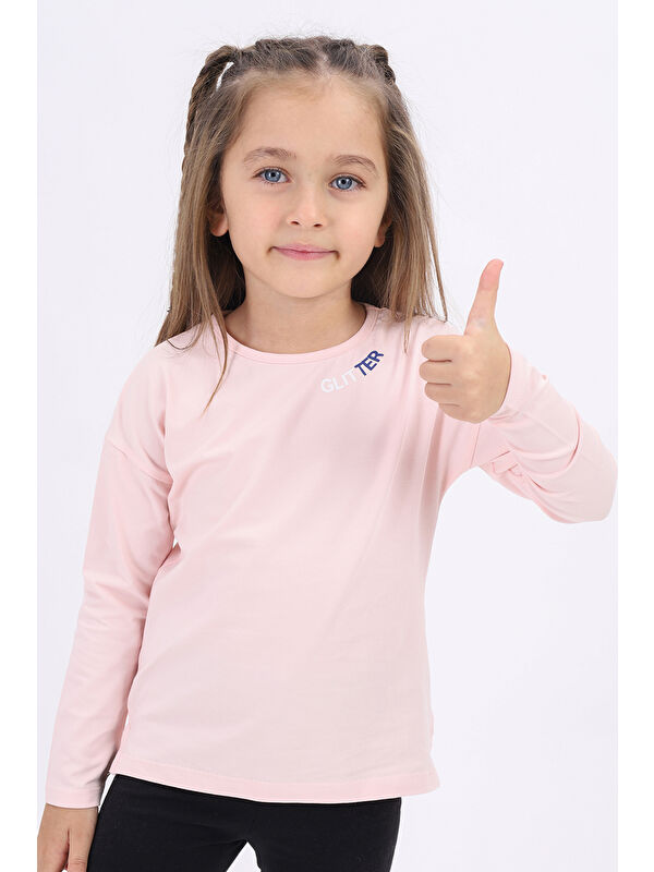 Toontoykids Kız Çocuk Baskılı Tişört