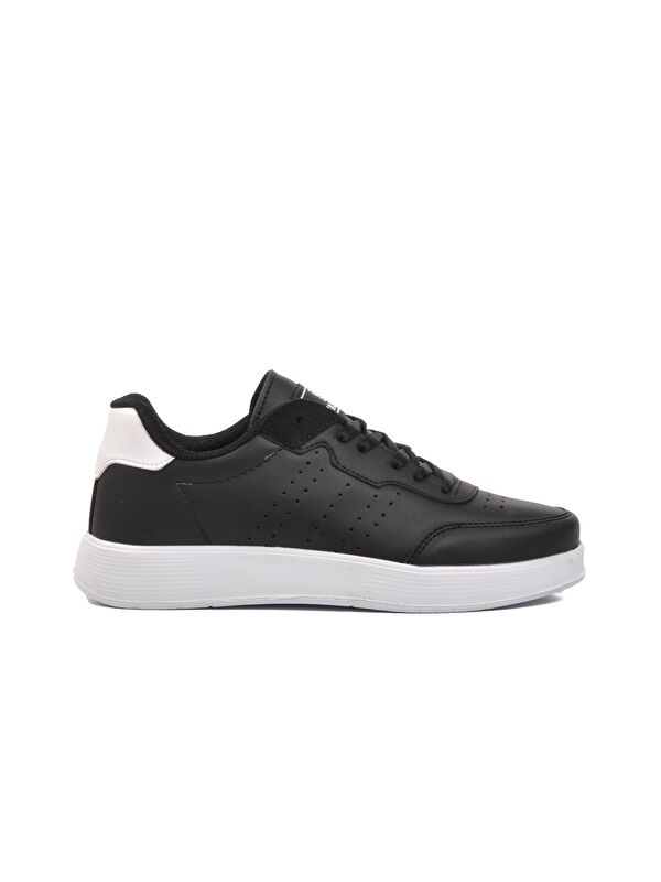 Ayakmod Siyah-Beyaz Bağcıklı Unisex Sneaker 158