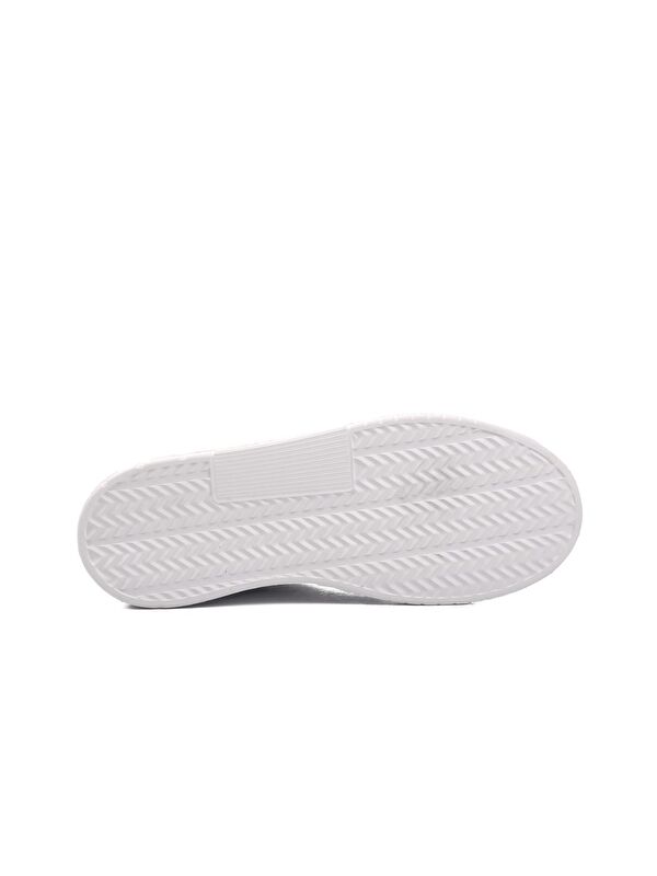 Beyaz Bağcıklı Unisex Sneaker 158 - Görsel 6