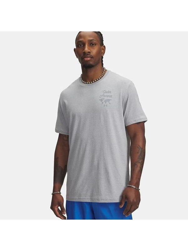 Under Armour 60/40s Sports Erkek Gri Tişört