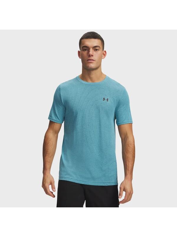 Under Armour Vanish Seamless Novelty Erkek Mavi Tişört