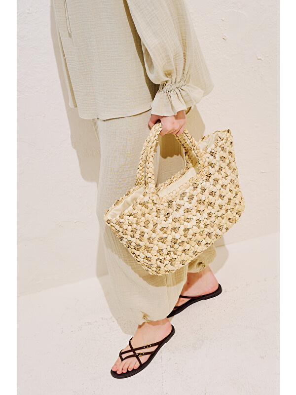 Manuka Crafted Hasır Çanta Natural