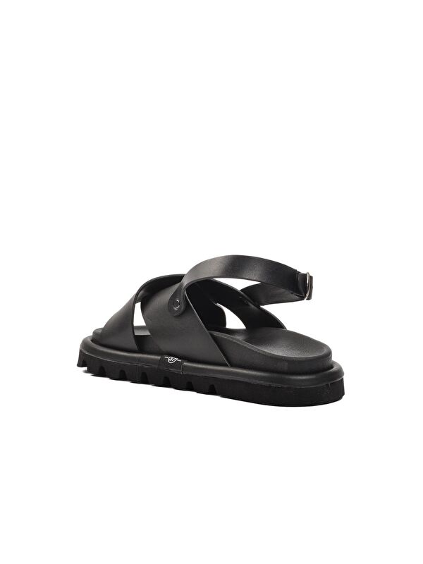 Siyah Kadın Sandalet 150 - Görsel 5