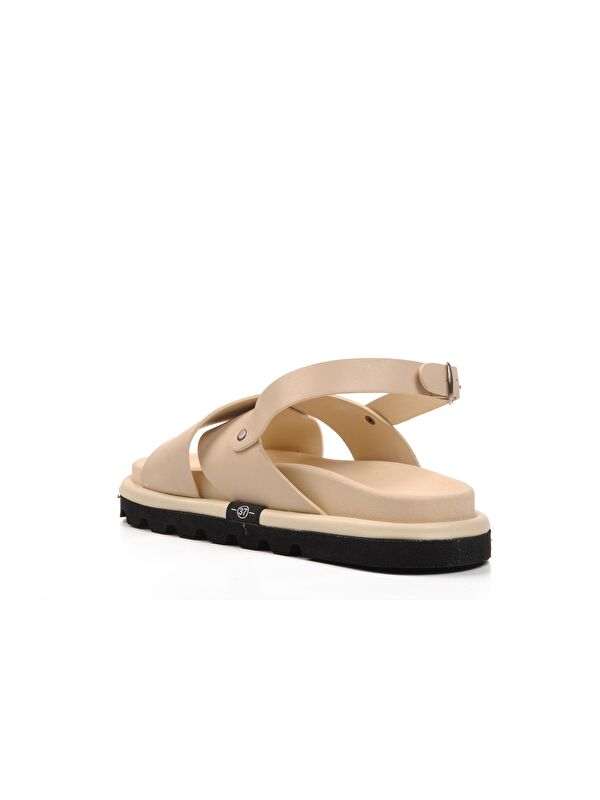 Bej Kadın Sandalet 150 - Görsel 5