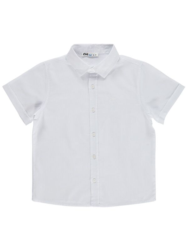 Civil Boys Basic Kısa Kol 10-13 Yaş Gömlek - Beyaz