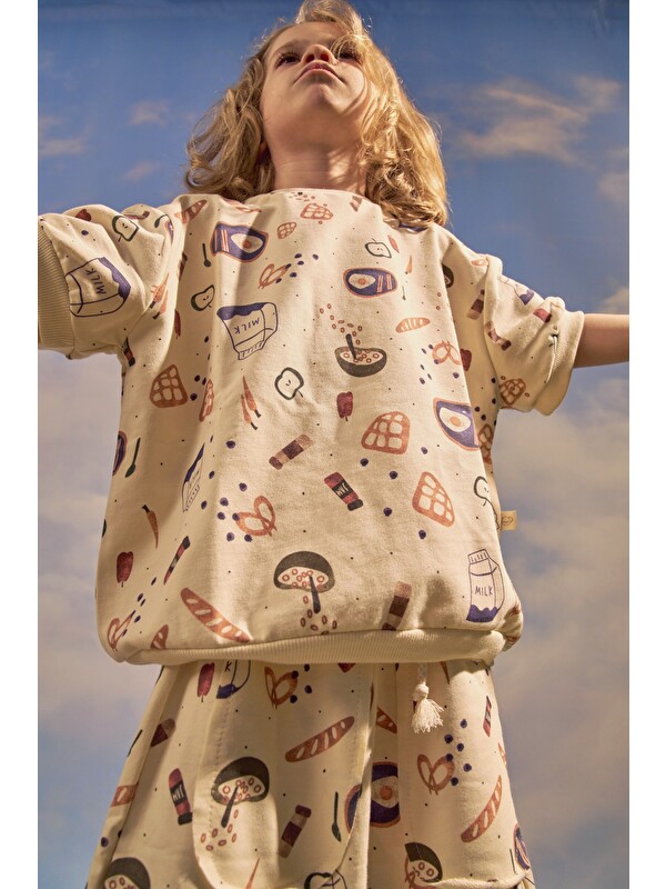 Oh La La Koala For Little Ones Krem Sabah Neşesi T-shirt
