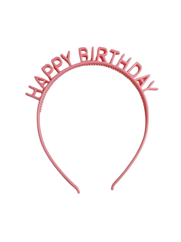 Le Mabelle Gülkurusu  Happy Birthday Yazılı Kız Çocuk Taç