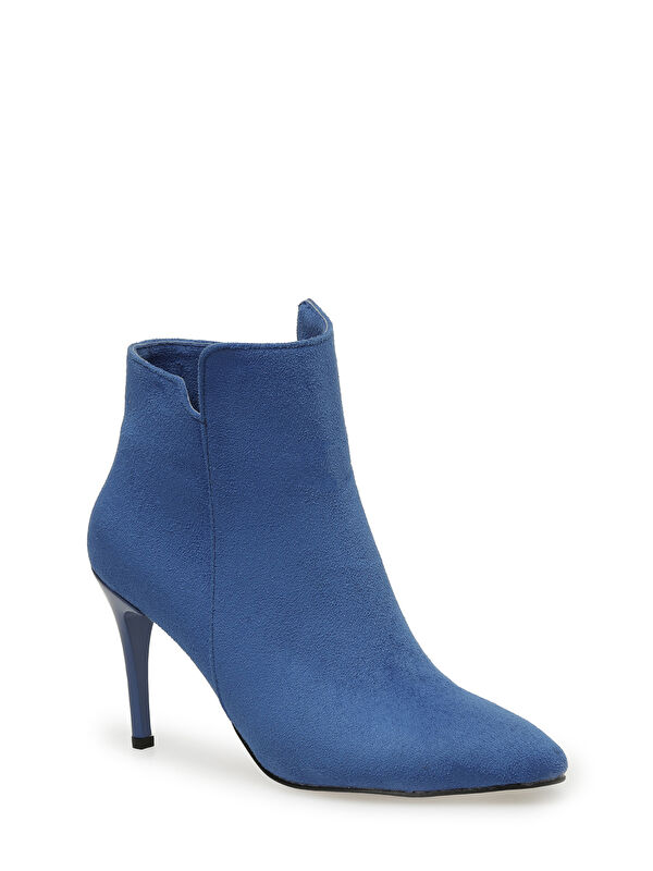 CYRUS 3PR Mavi Kadın Topuklu Bot - Görsel 3