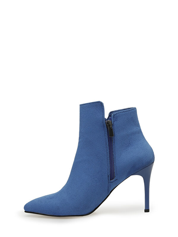 CYRUS 3PR Mavi Kadın Topuklu Bot - Görsel 4
