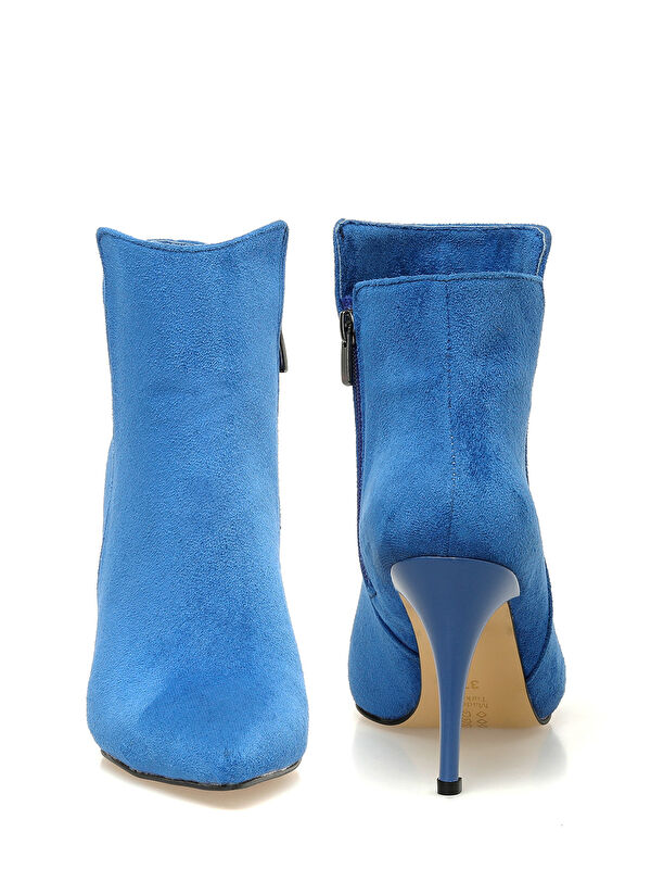 CYRUS 3PR Mavi Kadın Topuklu Bot - Görsel 6