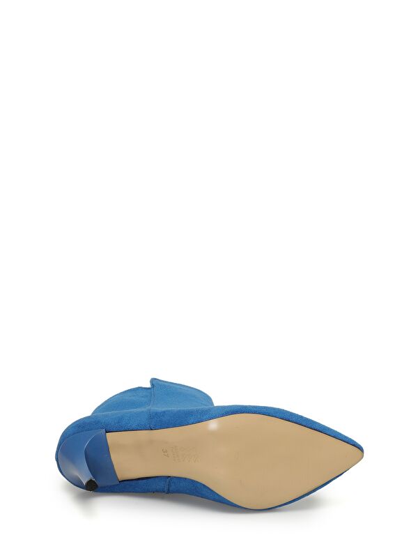 CYRUS 3PR Mavi Kadın Topuklu Bot - Görsel 7