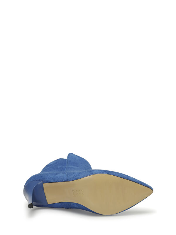 CYRUS 3PR Mavi Kadın Topuklu Bot - Görsel 8