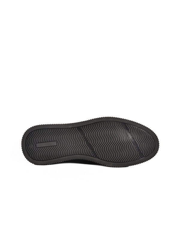 Siyah Hakiki Deri Büyük Numara Erkek Casual Ayakkabı 2517 M - Görsel 6