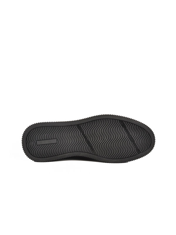 Siyah Hakiki Deri Büyük Numara Erkek Casual Ayakkabı 2516 M - Görsel 6