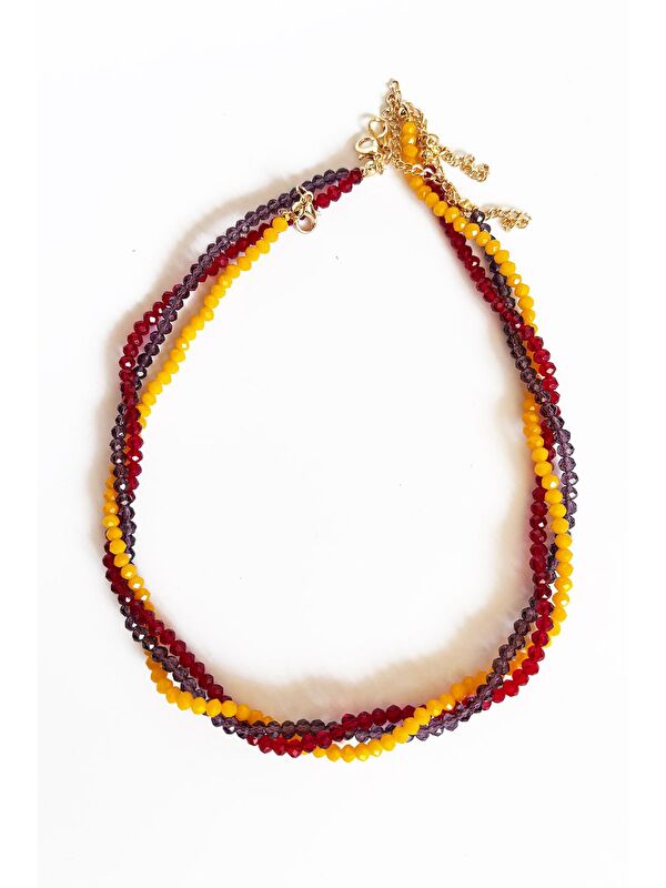New Obsessions Kristal Kadın Kolye 3 'lü Set
