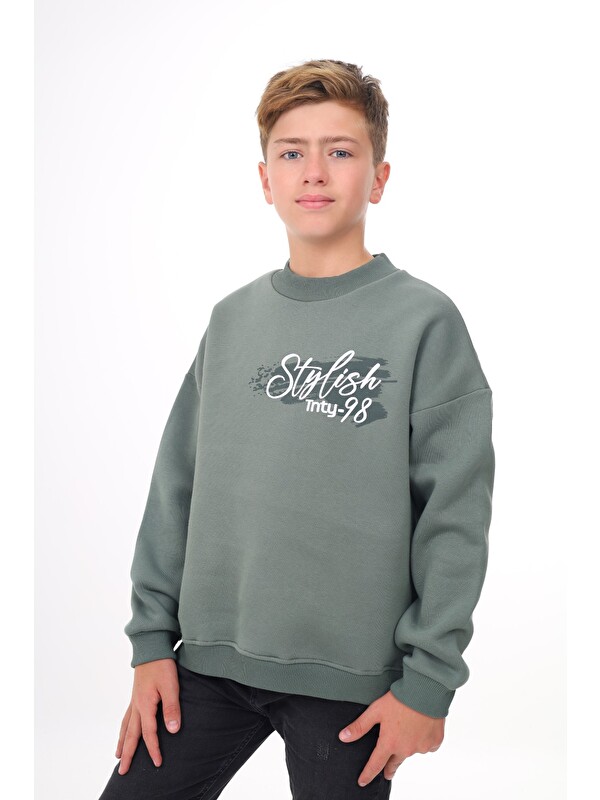 Toontoykids Erkek Çocuk Baskılı Sweatshirt