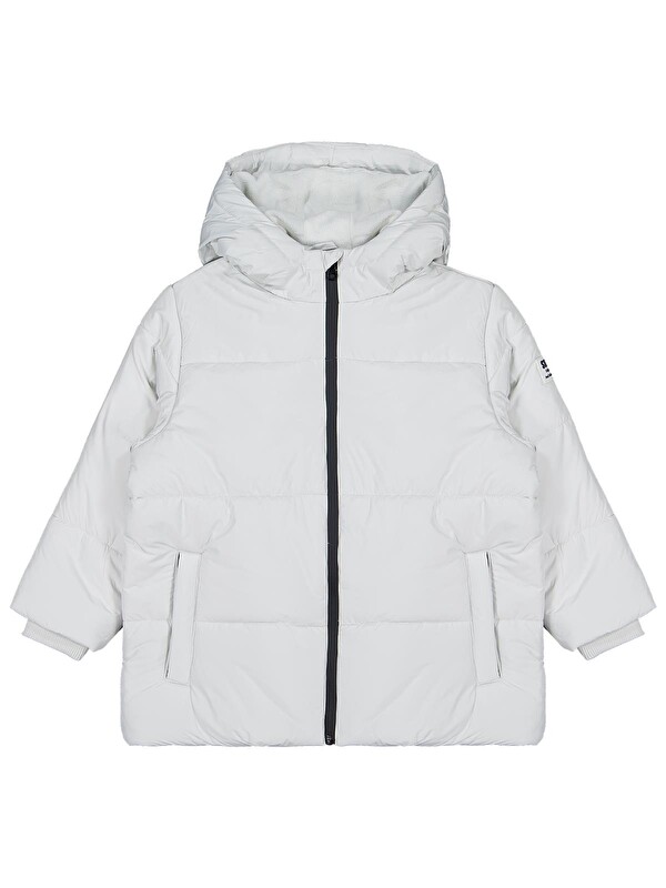 Civil Boys Kapüşonlu Şişme 10-13 Yaş Mont - Gri