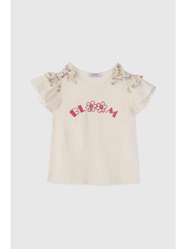 Panço Liberty Kumaş Kız Çocuk Tişört