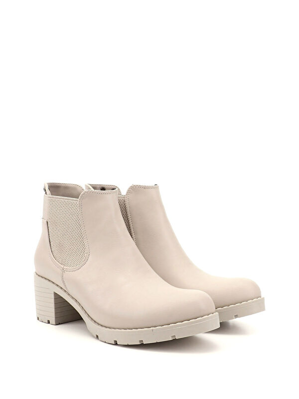 Kadın AÇIK TEN Kalın Topuklu Chelsea Bot - Görsel 4