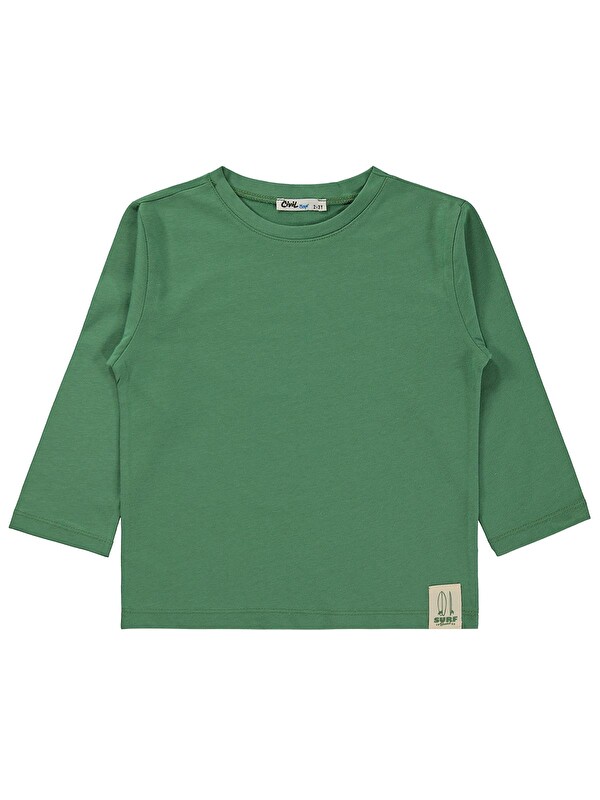 Civil Boys Basic Uzun Kol 2-5 Yaş Sweatshirt - Yeşil