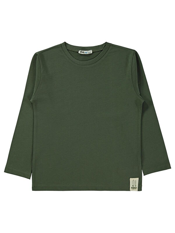 Civil Boys Basic Uzun Kol 6-9 Yaş Sweatshirt Km - Haki