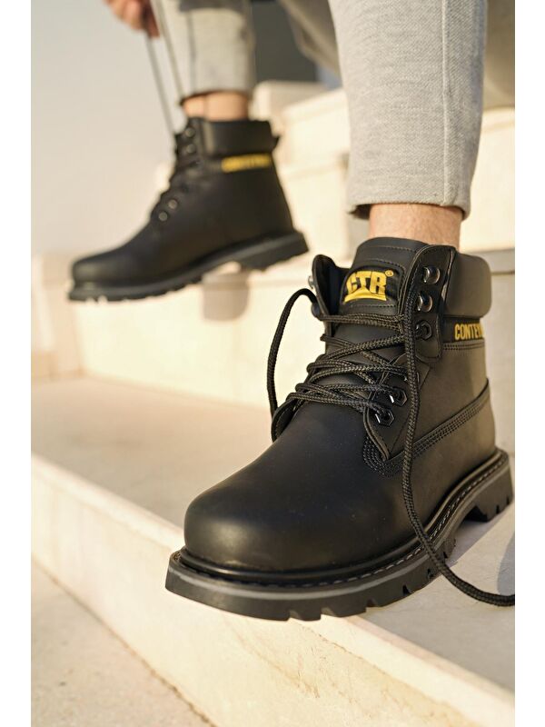 CETEX Kaymaz Taban Suya Soğuğa Dayanıklı Unisex Kışlık Bot - Görsel 6