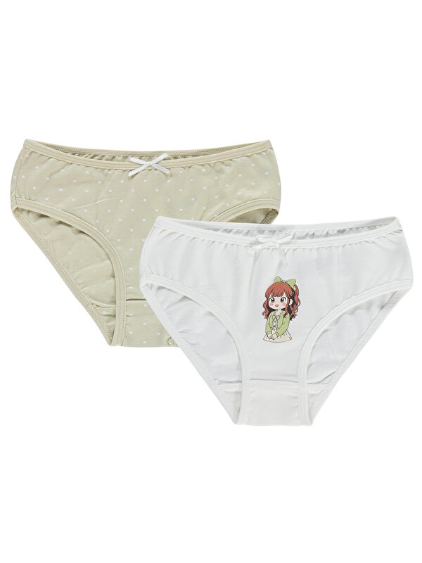 Civil Girls Cute 2-10 Yaş Kız Çocuk 2'li Külot - Standart