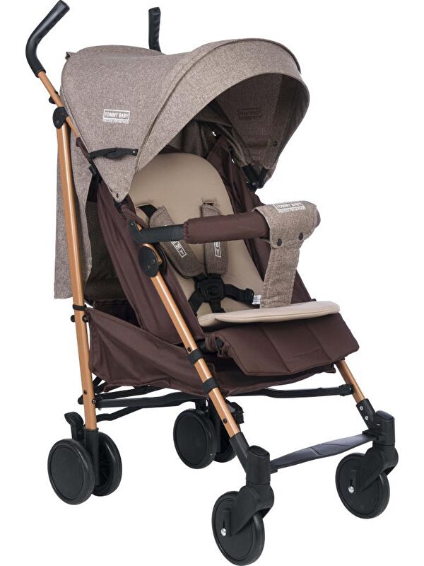 TOMMYBABY Luppo Gold Tam Yatar Baston Bebek Arabası Puset