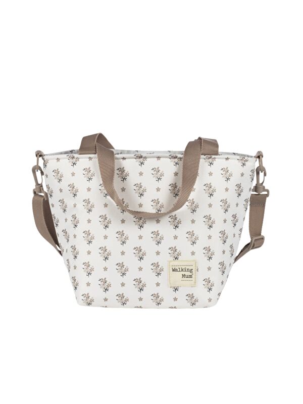 Walking Mum Bolsa Comiditas Çiçek Desenli Termos Çanta