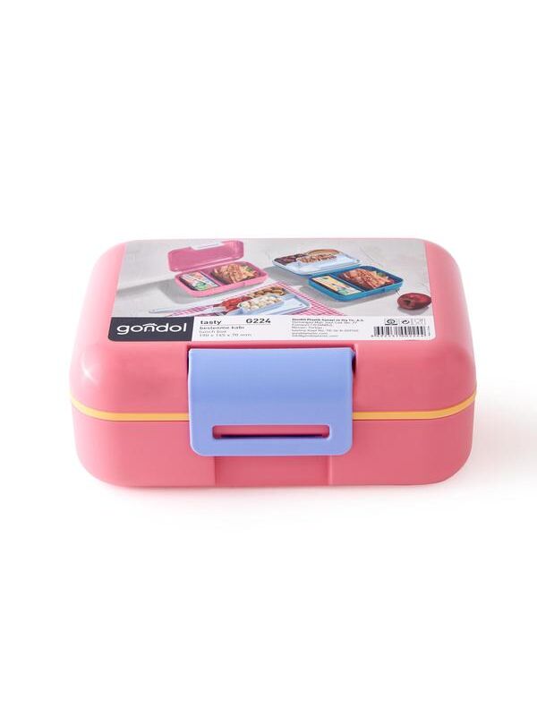 GONDOL Tasty Beslenme Kabı - Asorti - 19x14,5x17 cm