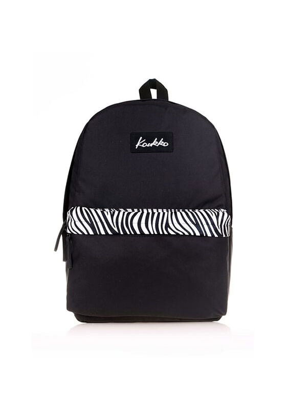 Kaukko Basic Colors Sırt Çantası Siyah Zebra K1419